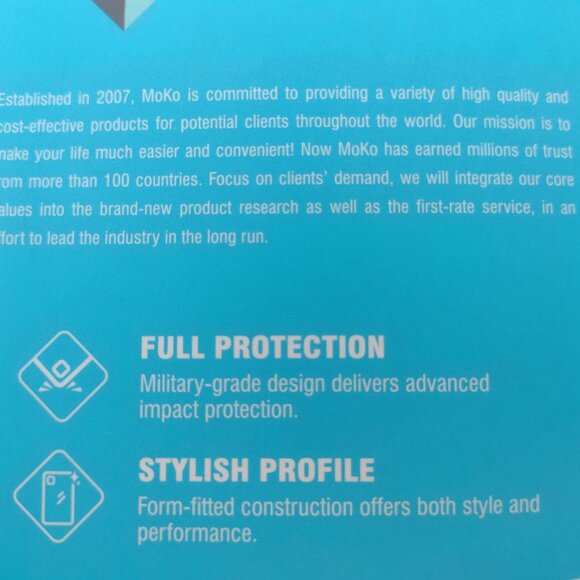 NEW in the box – Clear Moko Premium Protective Phone Case - Picture 5 of 7